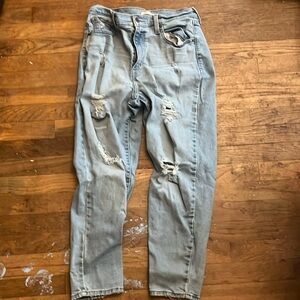 Levi’s Women’s High Waisted Destroyed Mom Jean